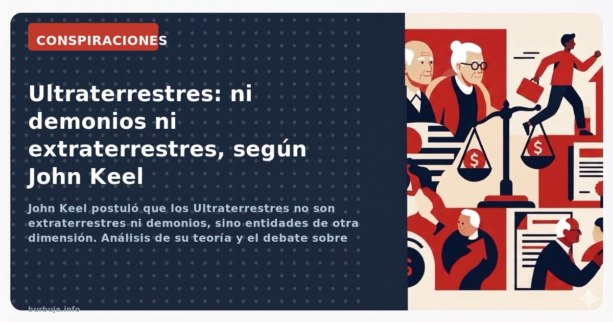 John Keel postuló que los Ultraterrestres no son extraterrestres ni demonios, sino entidades de otra dimensión. Análisis de s