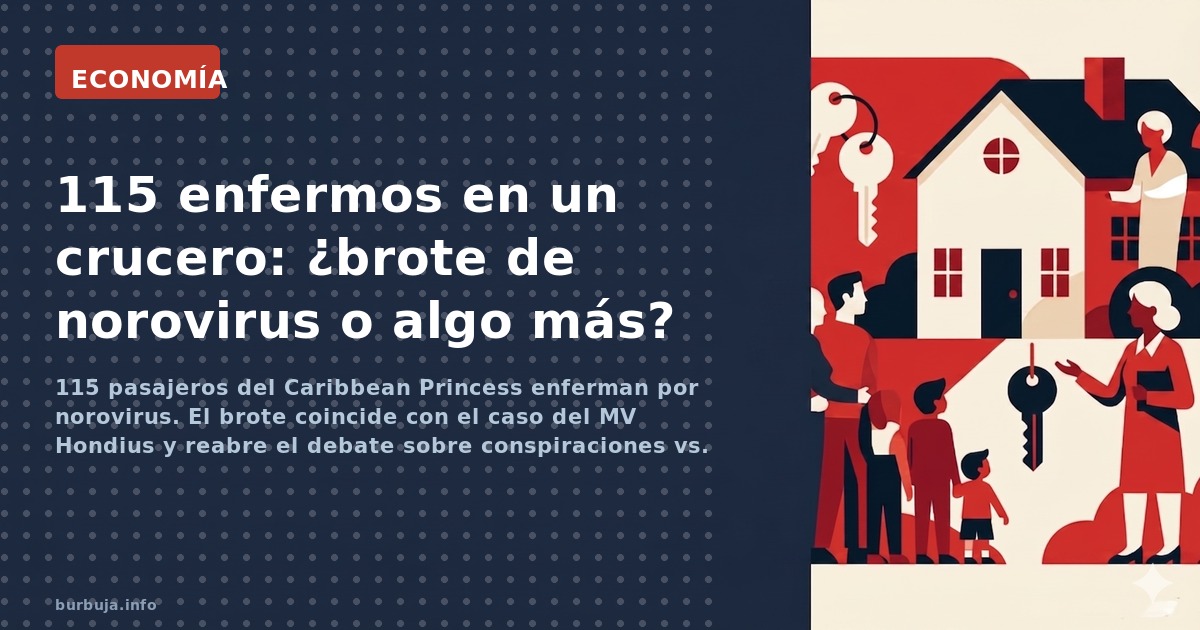 115 pasajeros del Caribbean Princess enferman por norovirus. El brote coincide con el caso del MV Hondius y reabre el debate 