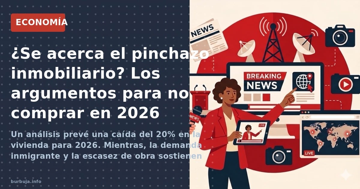 ¿Se avecina un crash inmobiliario en 2026?
