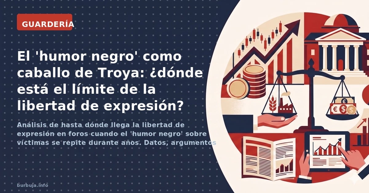 Análisis de hasta dónde llega la libertad de expresión en foros cuando el 'humor negro' sobre víctimas se repite durante años