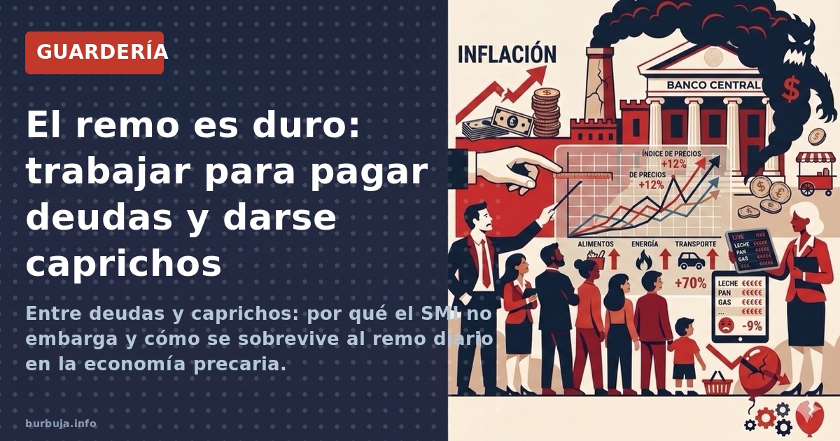 Entre deudas y caprichos: por qué el SMI no embarga y cómo se sobrevive al remo diario en la economía precaria.