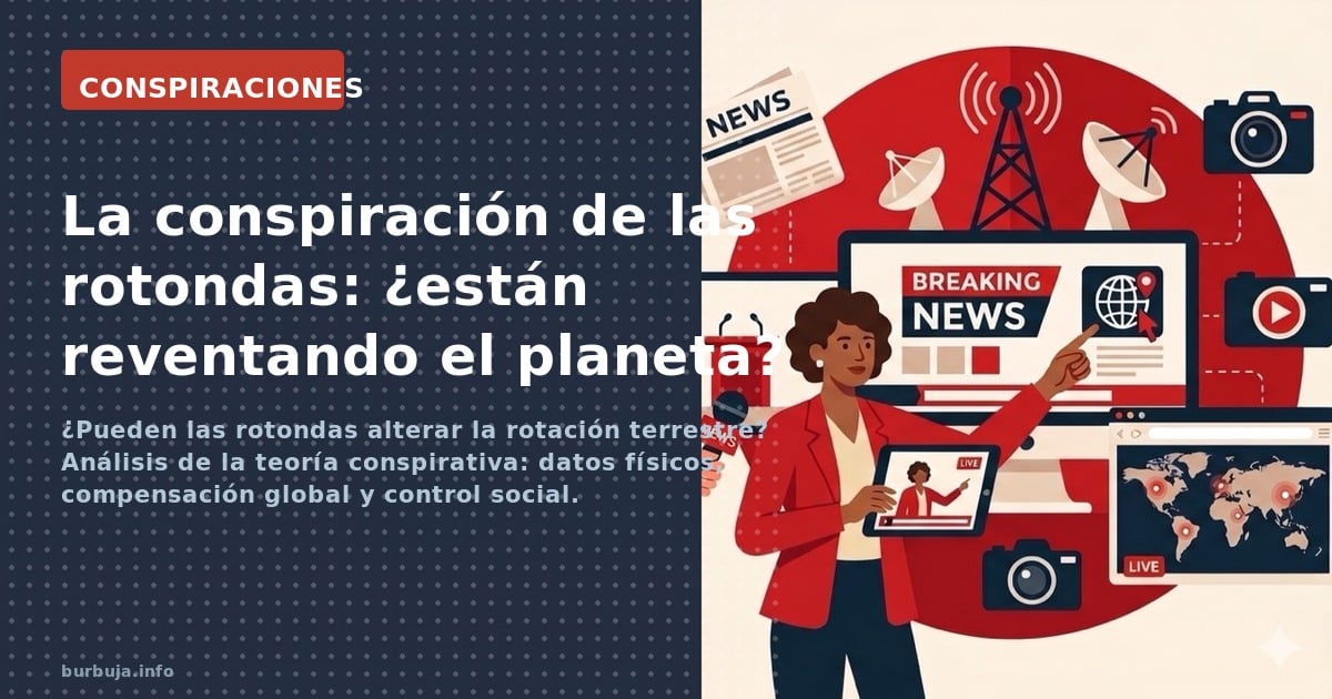 ¿Pueden las rotondas alterar la rotación terrestre? Análisis de la teoría conspirativa: datos físicos, compensación global y 