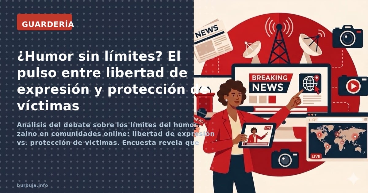 Análisis del debate sobre los límites del humor zaino en comunidades online: libertad de expresión vs. protección de víctimas