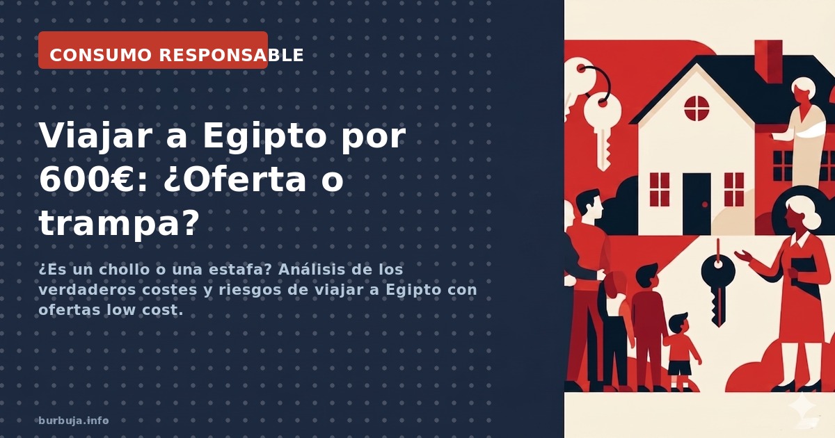 ¿Es un chollo o una estafa? Análisis de los verdaderos costes y riesgos de viajar a Egipto con ofertas low cost.