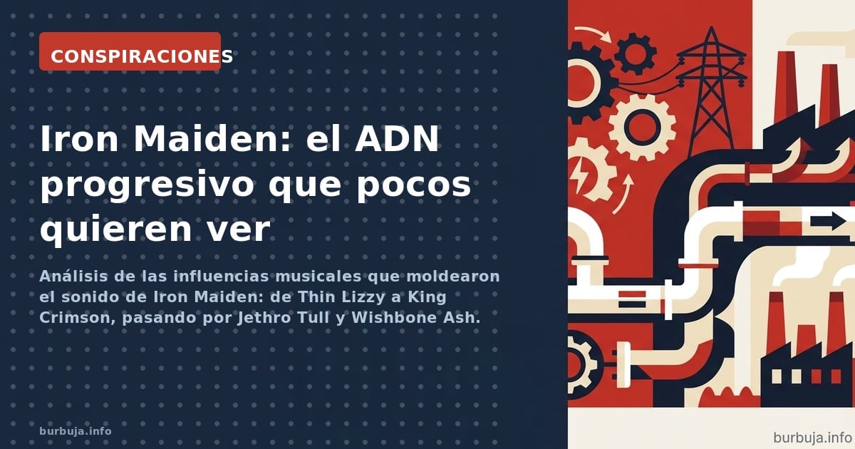 Análisis de las influencias musicales que moldearon el sonido de Iron Maiden: de Thin Lizzy a King Crimson, pasando por Jethr