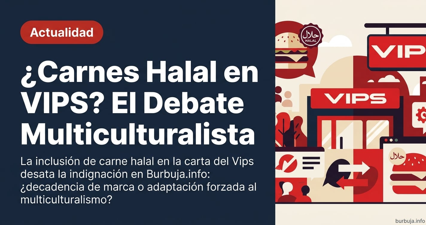 La inclusión de carne halal en la carta del Vips desata la indignación en Burbuja.info: ¿decadencia de marca o adaptación for