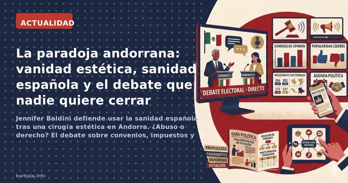 Jennifer Baldini defiende usar la sanidad española tras una cirugía estética en Andorra. ¿Abuso o derecho? El debate sobre co