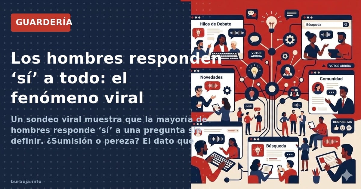 Los hombres responden ‘sí’ a todo: el fenómeno viral