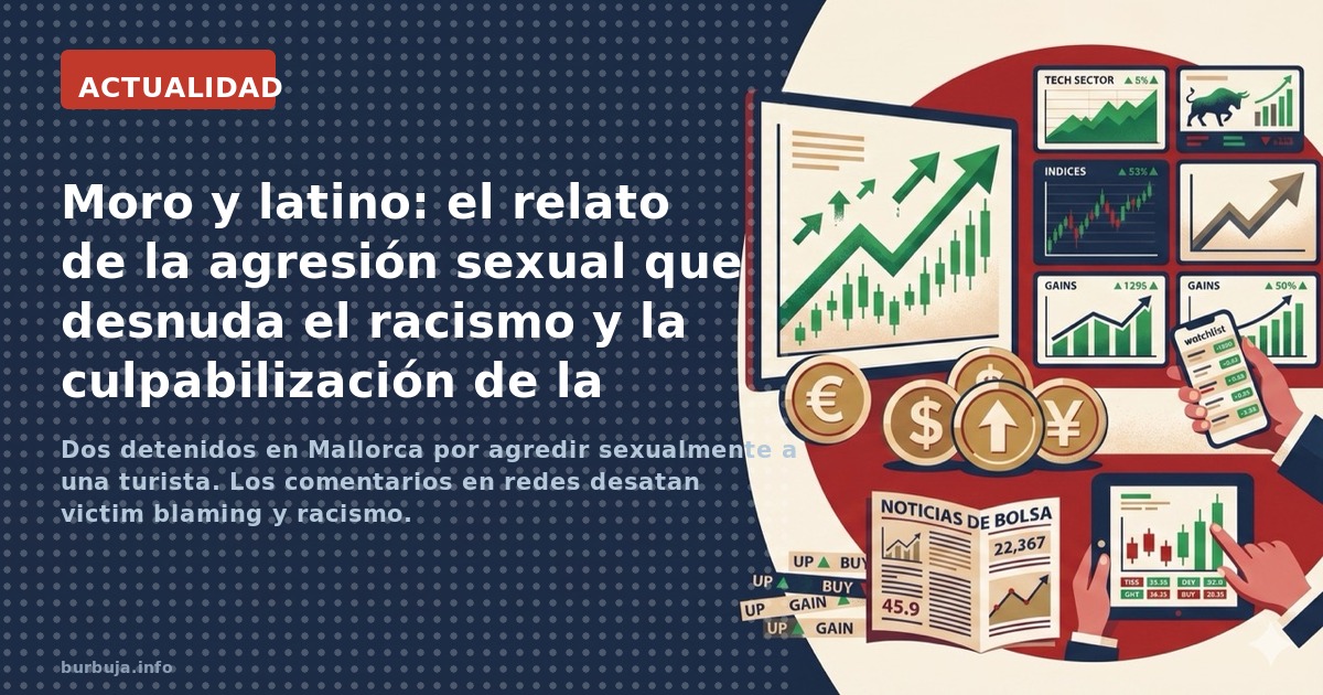 Dos detenidos en Mallorca por agredir sexualmente a una turista. Los comentarios en redes desatan victim blaming y racismo.