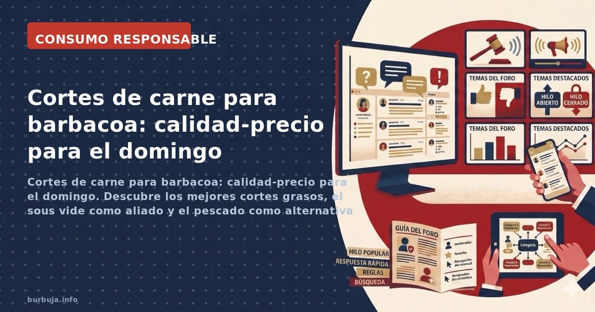 Cortes de carne para barbacoa: calidad-precio para el domingo. Descubre los mejores cortes grasos, el sous vide como aliado y