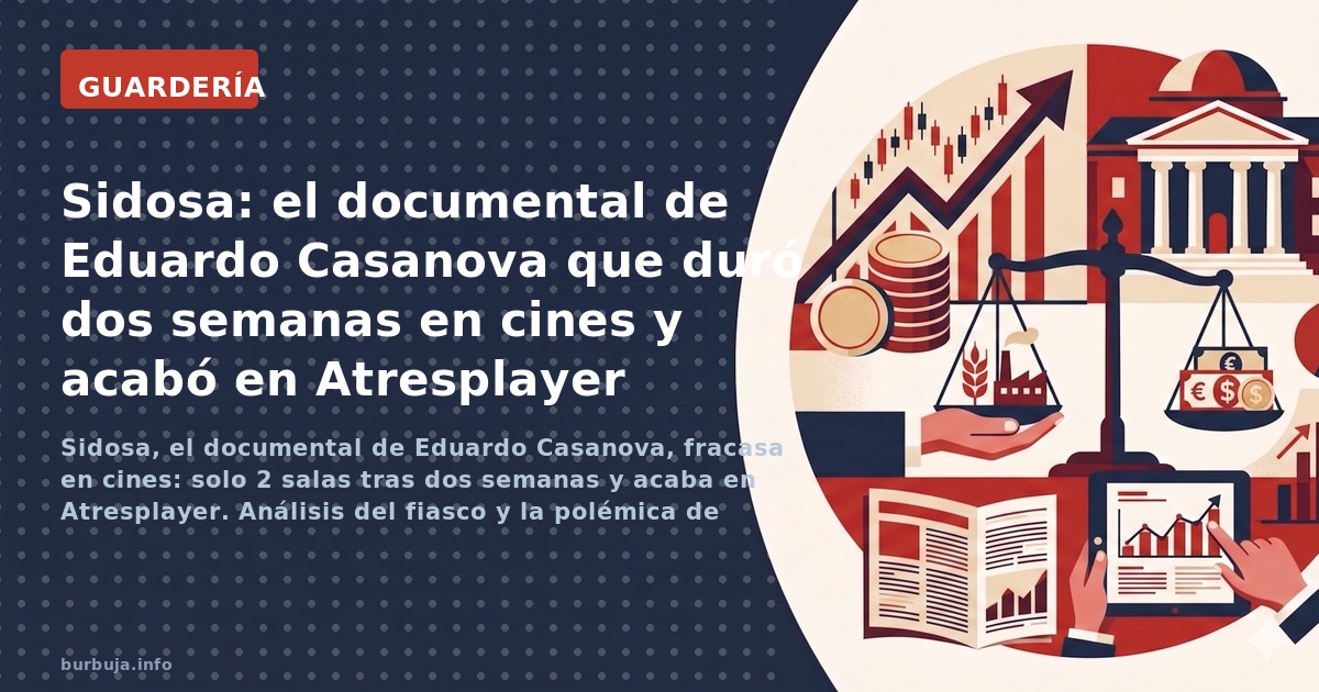 Sidosa, el documental de Eduardo Casanova, fracasa en cines: solo 2 salas tras dos semanas y acaba en Atresplayer. Análisis d