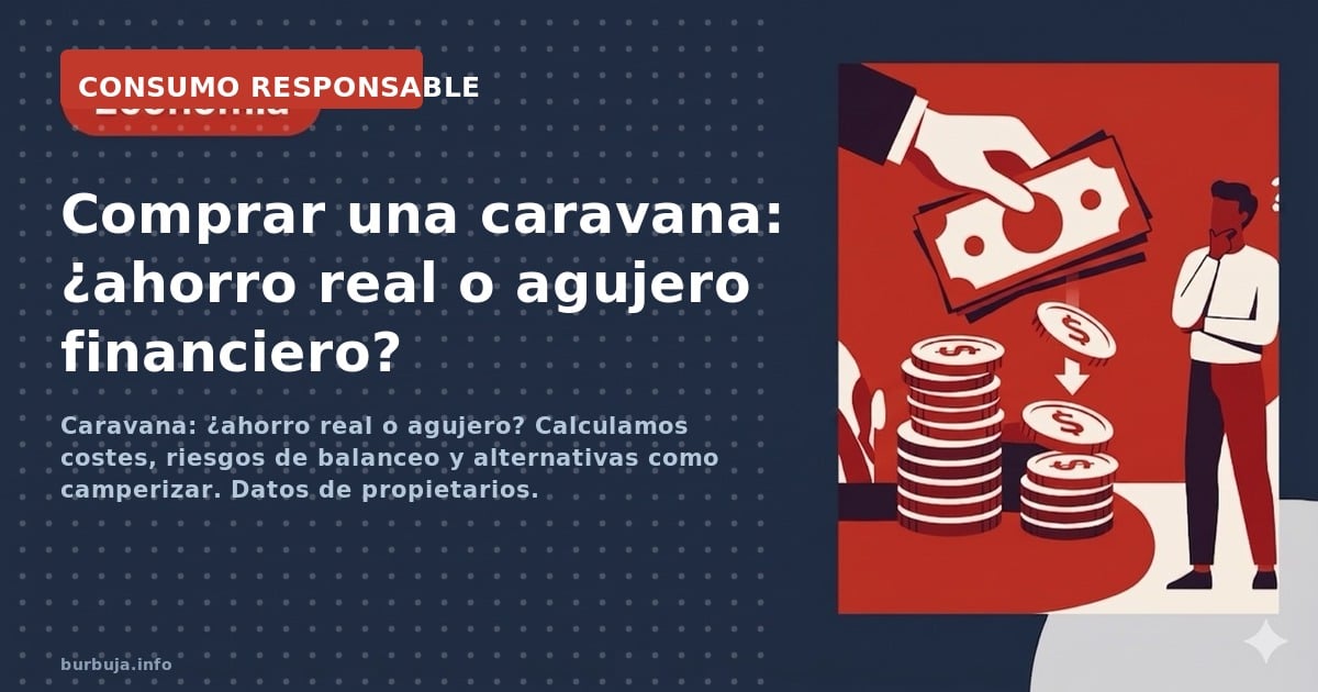 Caravana: ¿ahorro real o agujero? Calculamos costes, riesgos de balanceo y alternativas como camperizar. Datos de propietario