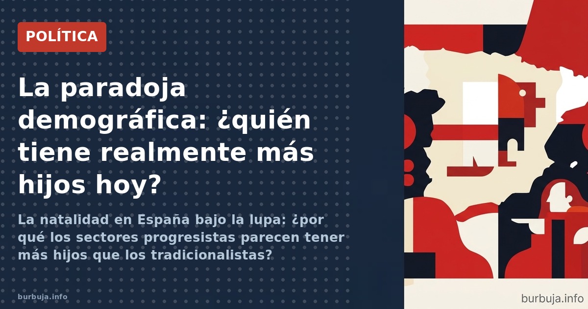 ¿Progresistas con más hijos? El estudio que lo dice