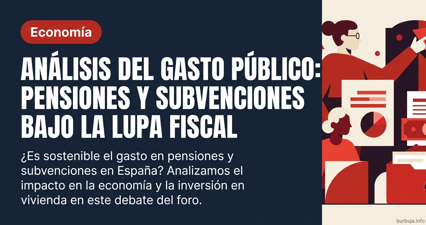 ¿Es sostenible el gasto en pensiones y subvenciones en España? Analizamos el impacto en la economía y la inversión en viviend