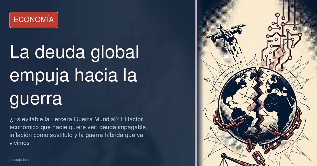 La deuda global empuja hacia la guerra
