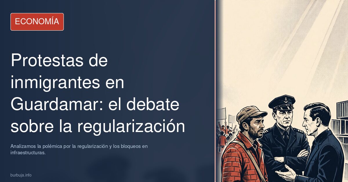 Debate en el foro sobre las protestas de inmigrantes en Guardamar del Segura. Analizamos la polémica por la regularización y 