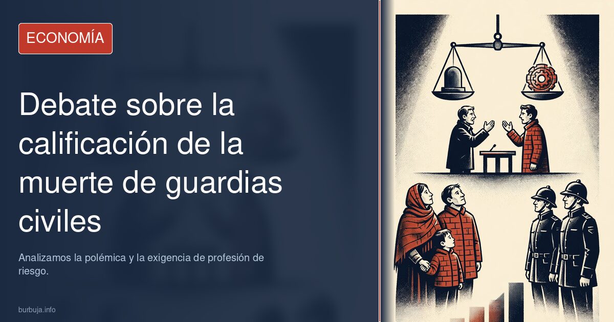 Debate en el foro sobre la calificación de la muerte de guardias civiles como accidente laboral. Analizamos la polémica y la 