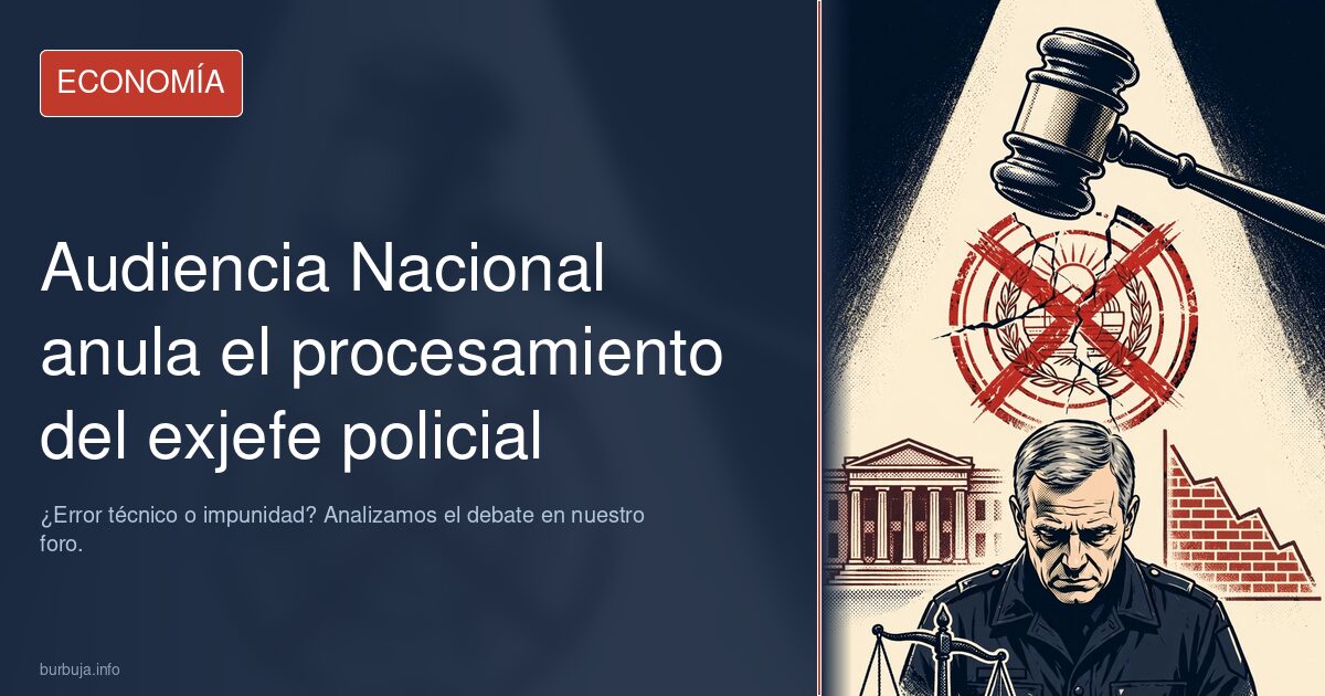 La Audiencia Nacional anula el procesamiento del exjefe de la UDEF por narcotráfico. ¿Error técnico o impunidad? Analizamos e