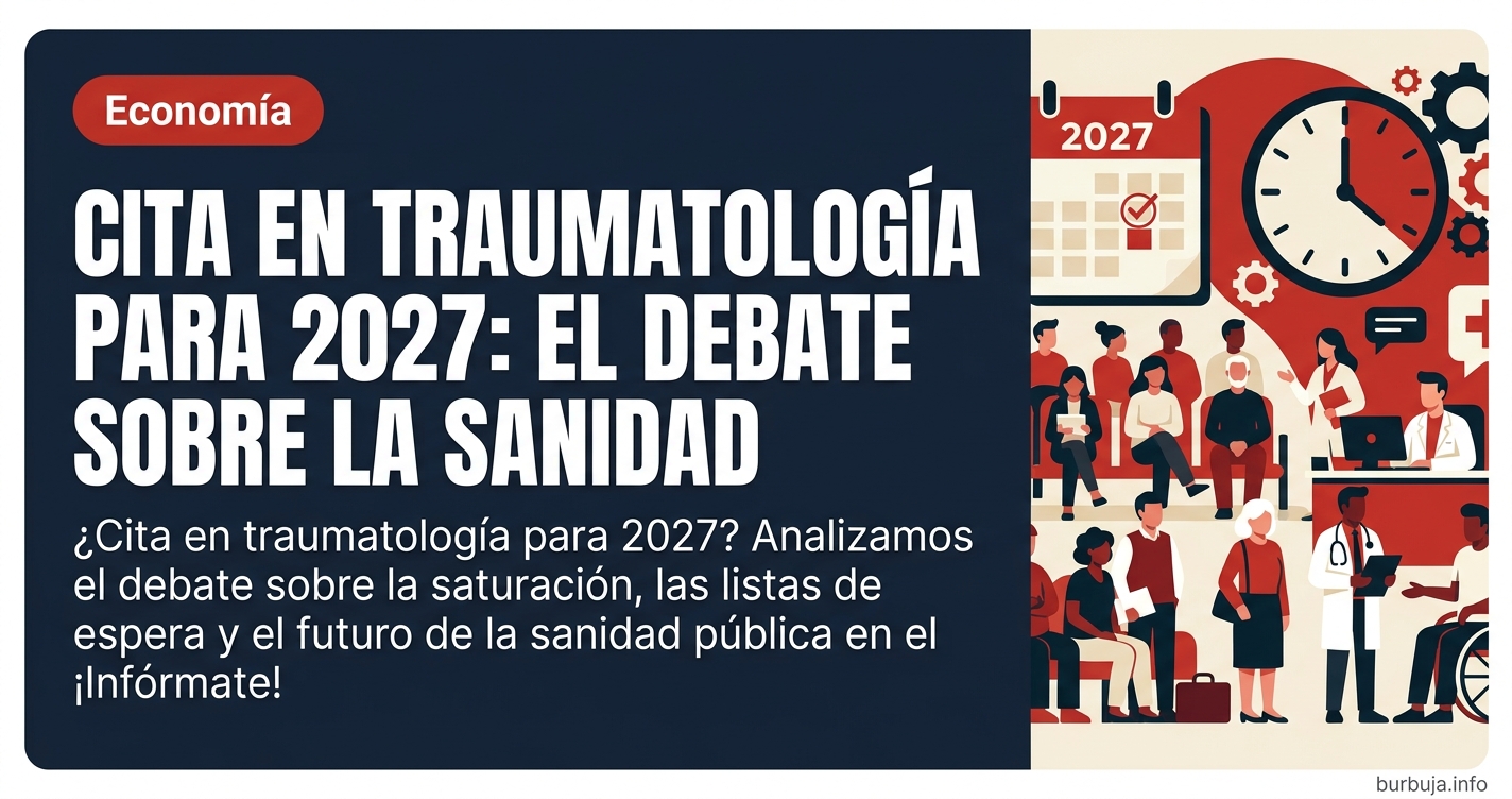 ¿Cita en traumatología para 2027? Analizamos el debate sobre la saturación, las listas de espera y el futuro de la sanidad pú