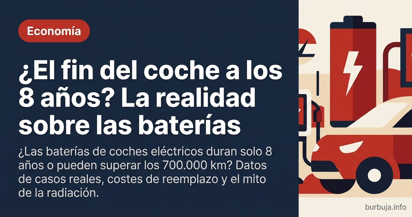 ¿Adiós coche a los 8 años? La verdad sobre las baterías