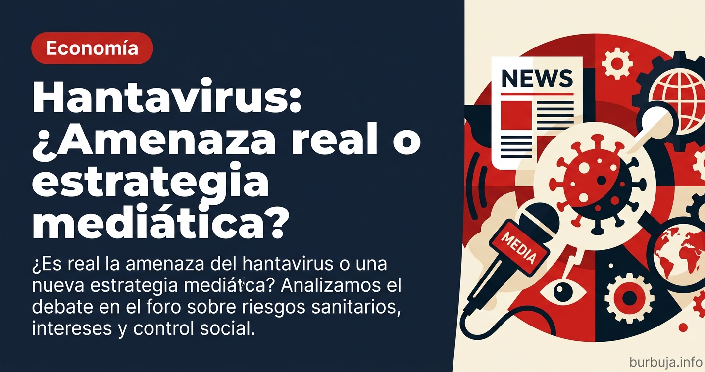 ¿Es real la amenaza del hantavirus o una nueva estrategia mediática? Analizamos el debate en el foro sobre riesgos sanitarios