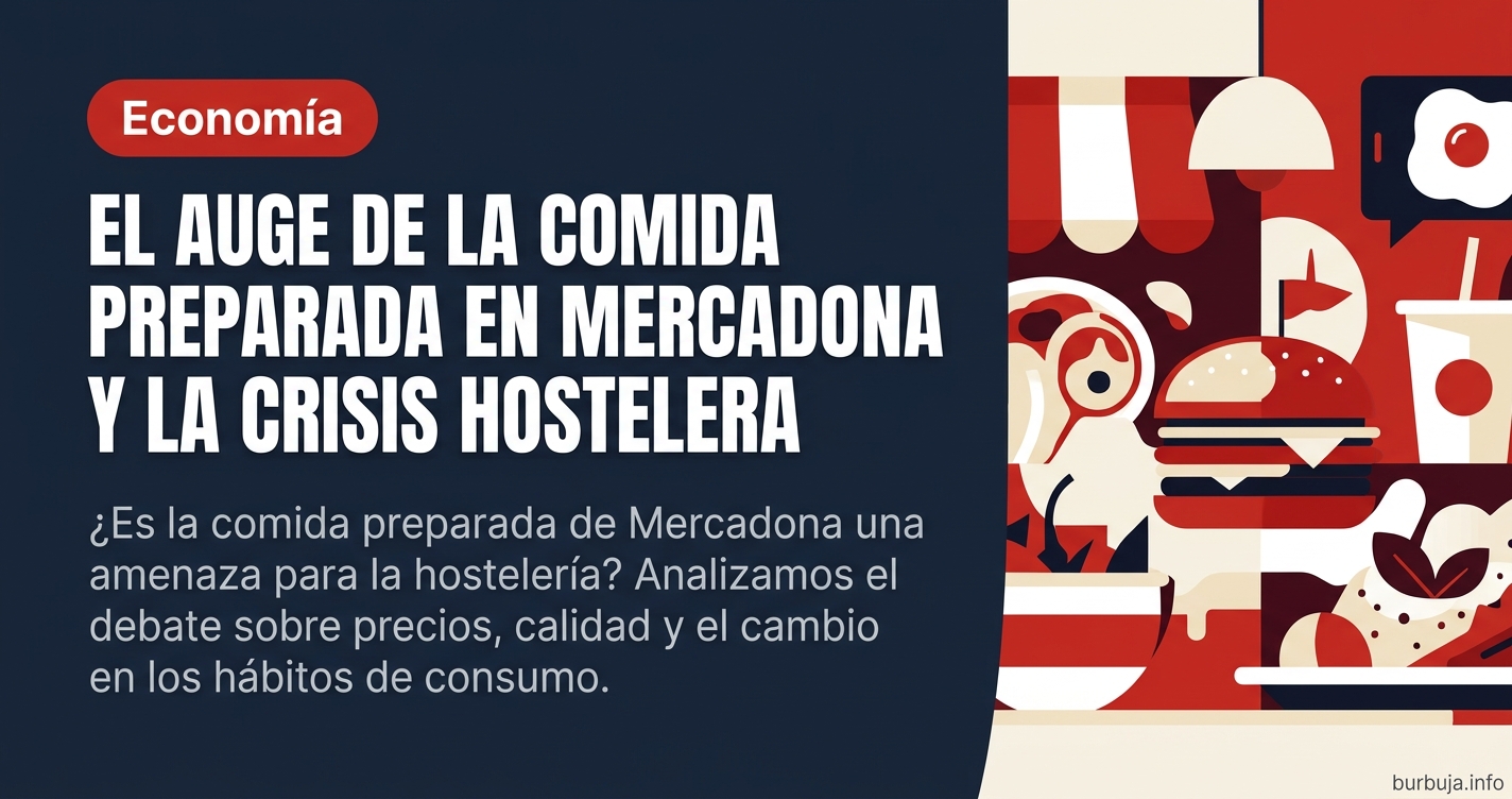 ¿Es la comida preparada de Mercadona una amenaza para la hostelería? Analizamos el debate sobre precios, calidad y el cambio 