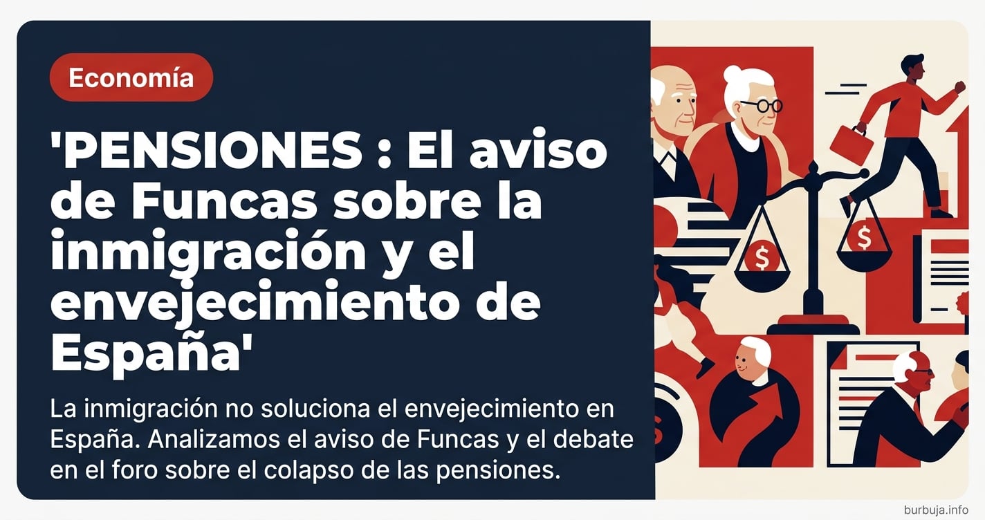 Funcas: la inmigración no arregla el envejecimiento