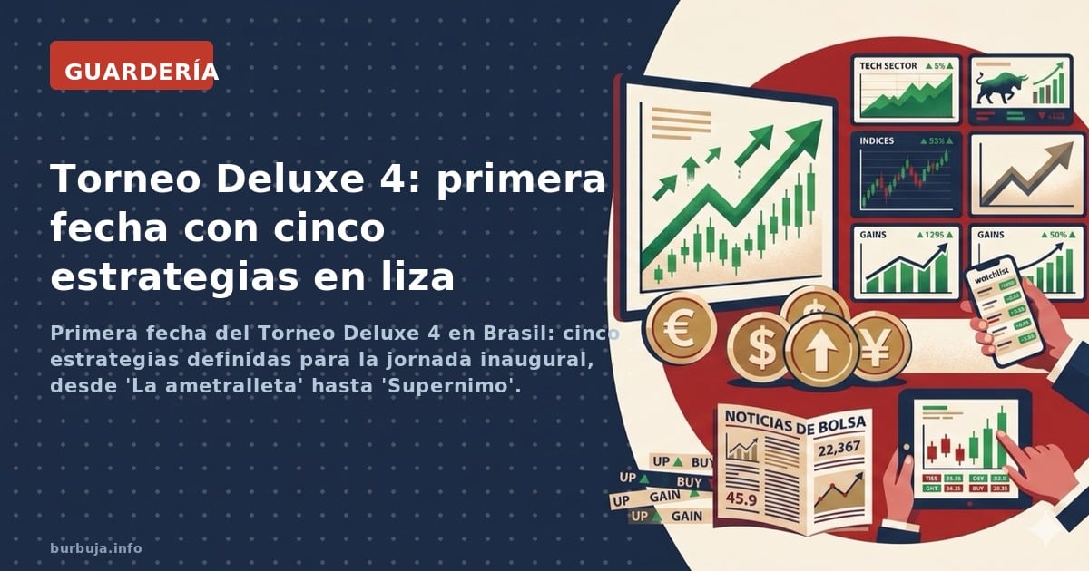 Primera fecha del Torneo Deluxe 4 en Brasil: cinco estrategias definidas para la jornada inaugural, desde 'La ametralleta' ha