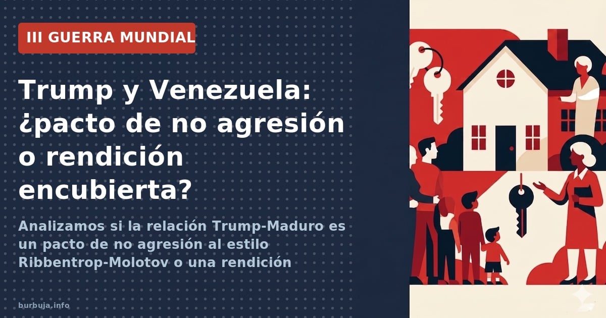 Analizamos si la relación Trump-Maduro es un pacto de no agresión al estilo Ribbentrop-Molotov o una rendición disfrazada, co