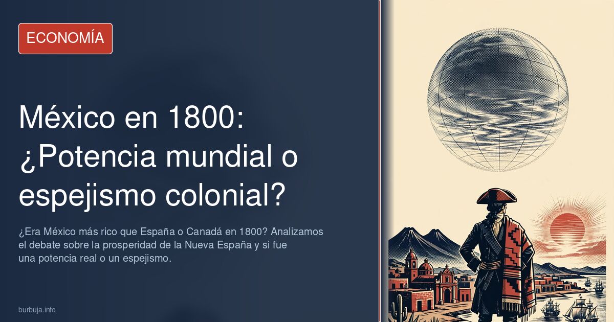 En el año 1800, Méjico era más rico y próspero que España o Canadá, entonces se independizó y se acabó