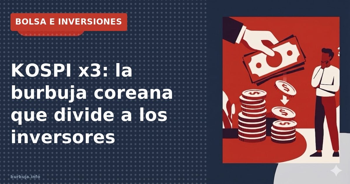 KOSPI x3: la burbuja coreana que divide a los inversores
