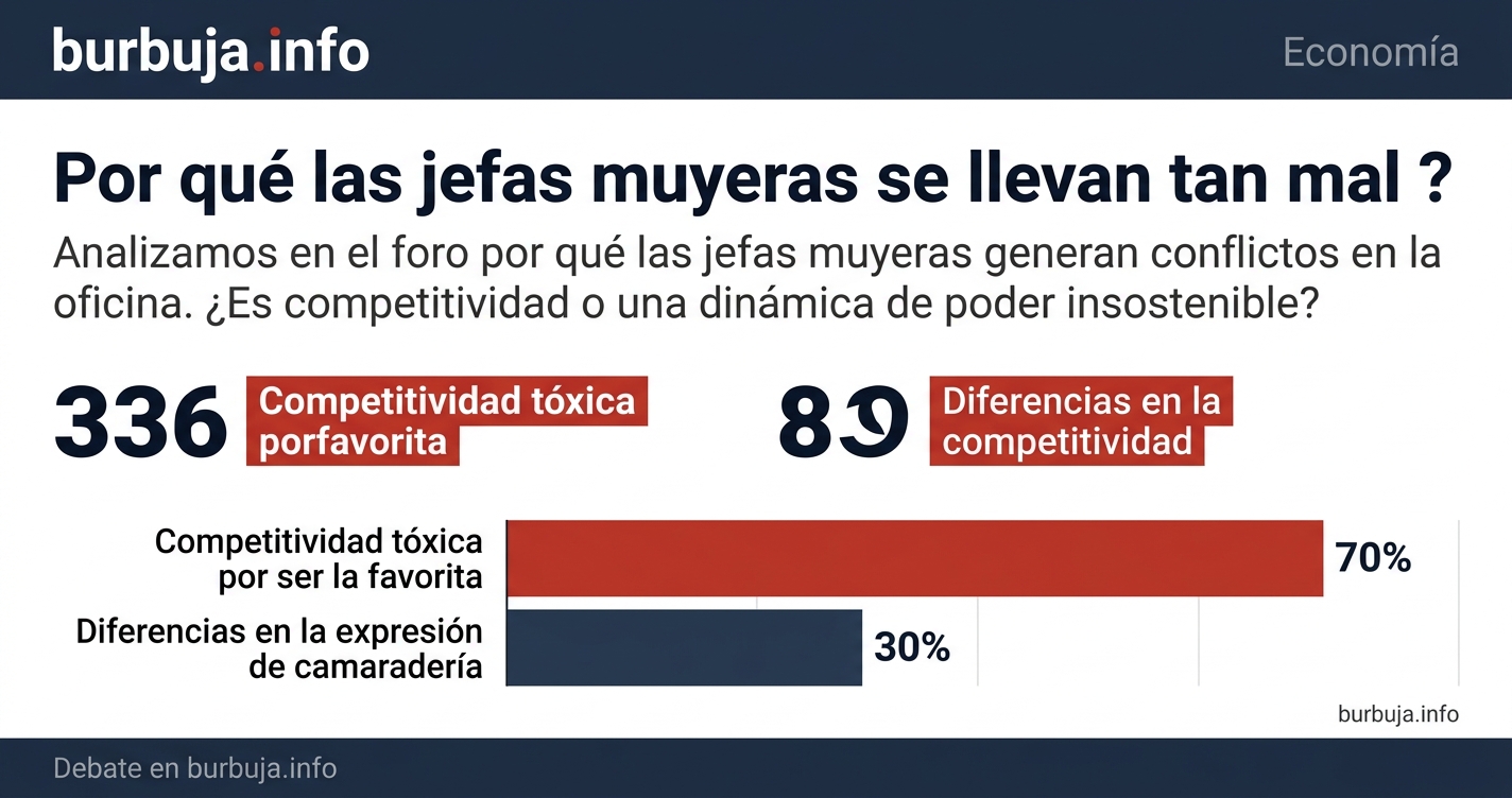 Analizamos en el foro por qué las jefas muyeras generan conflictos en la oficina. ¿Es competitividad o una dinámica de poder 