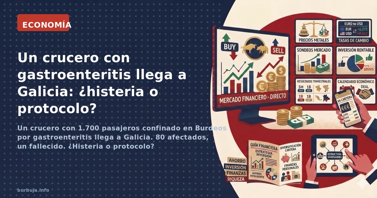 Un crucero con 1.700 pasajeros confinado en Burdeos por gastroenteritis llega a Galicia. 80 afectados, un fallecido. ¿Histeri