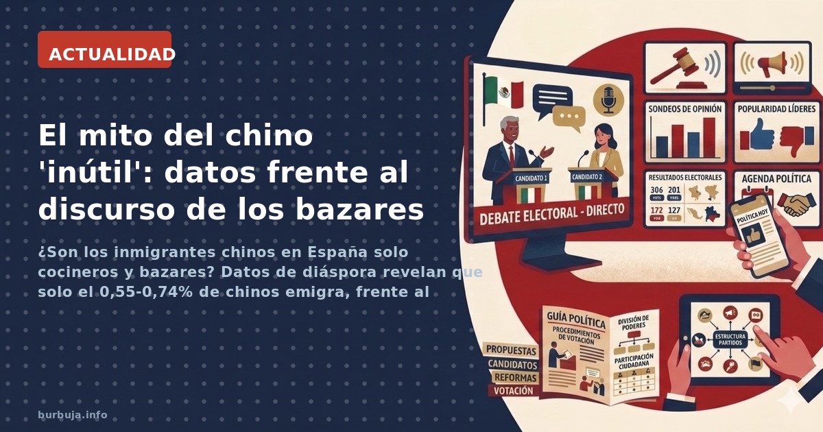 ¿Son los inmigrantes chinos en España solo cocineros y bazares? Datos de diáspora revelan que solo el 0,55-0,74% de chinos em