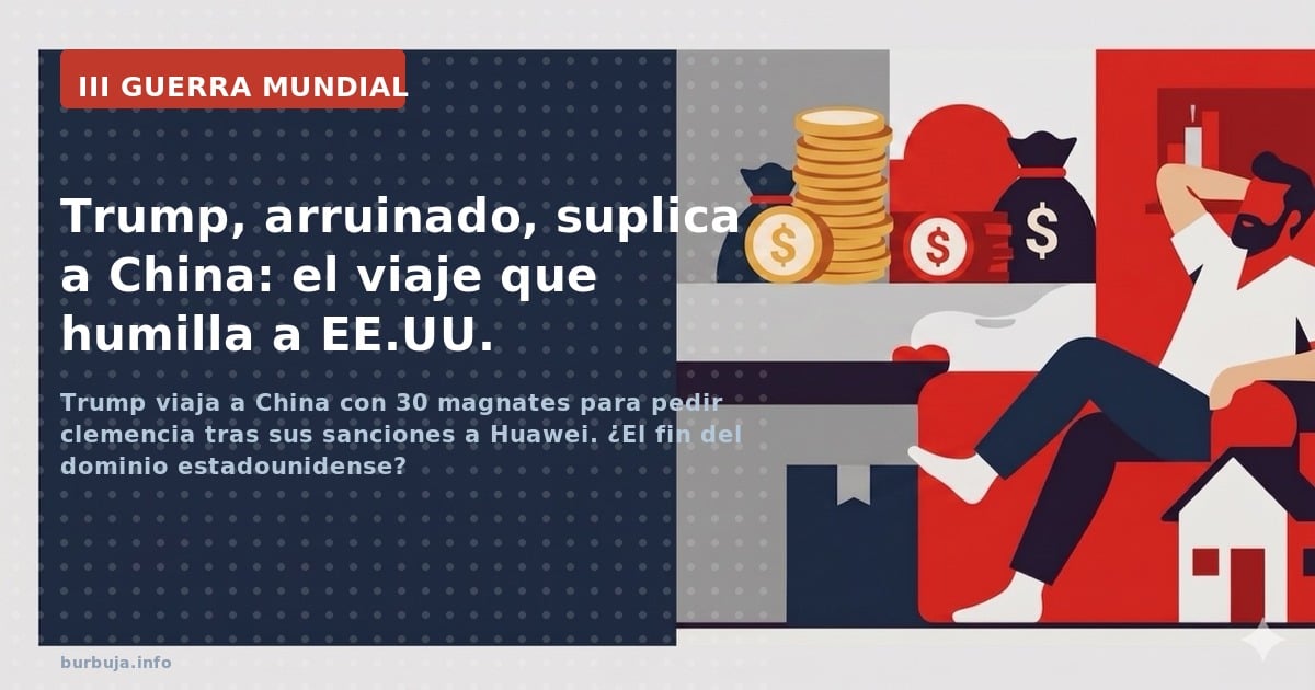 TRUMP, ARRUINADO, PIDE CLEMENCIA A CHINA