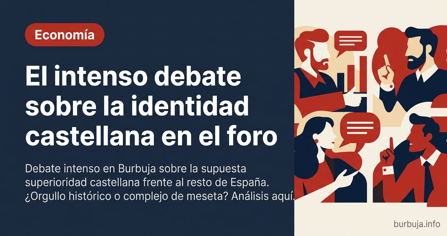 Debate intenso en Burbuja sobre la supuesta superioridad castellana frente al resto de España. ¿Orgullo histórico o complejo 