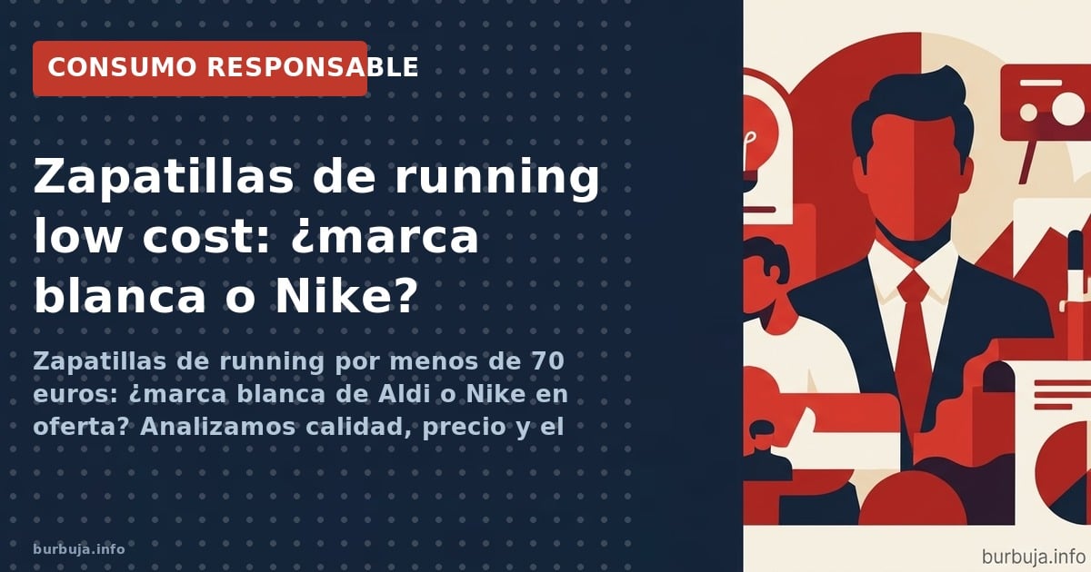 Zapatillas de running por menos de 70 euros: ¿marca blanca de Aldi o Nike en oferta? Analizamos calidad, precio y el dilema d