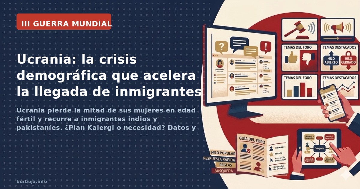 Ucrania pierde la mitad de sus mujeres en edad fértil y recurre a inmigrantes indios y pakistaníes. ¿Plan Kalergi o necesidad