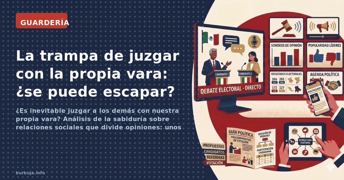 ¿Es inevitable juzgar a los demás con nuestra propia vara? Análisis de la sabiduría sobre relaciones sociales que divide opin