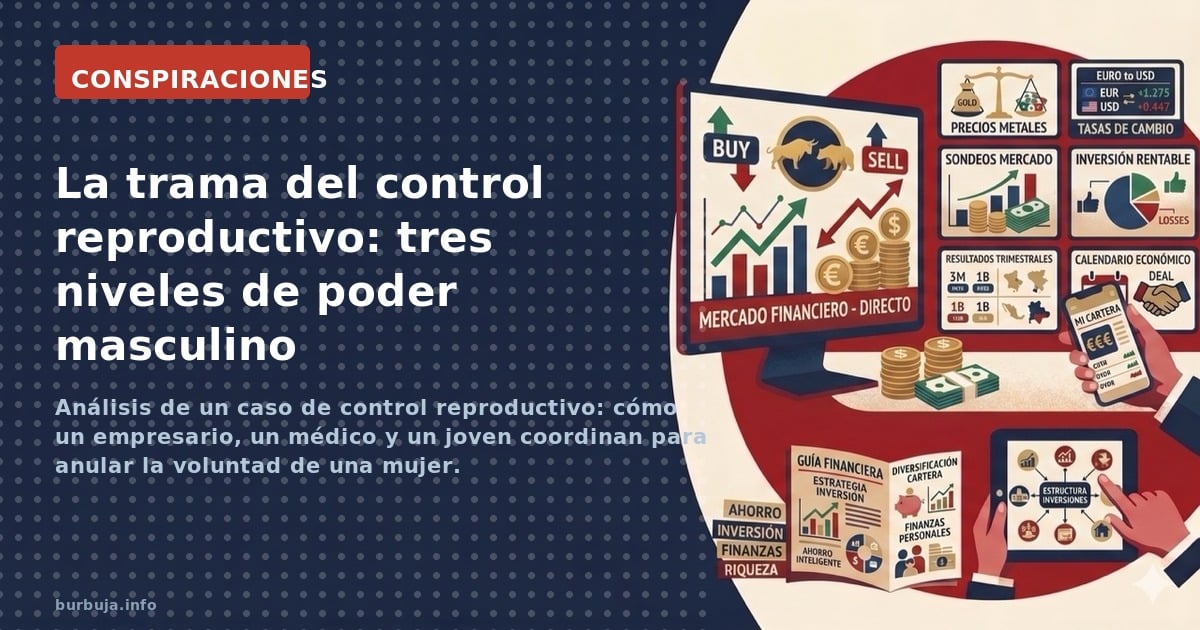 Análisis de un caso de control reproductivo: cómo un empresario, un médico y un joven coordinan para anular la voluntad de un