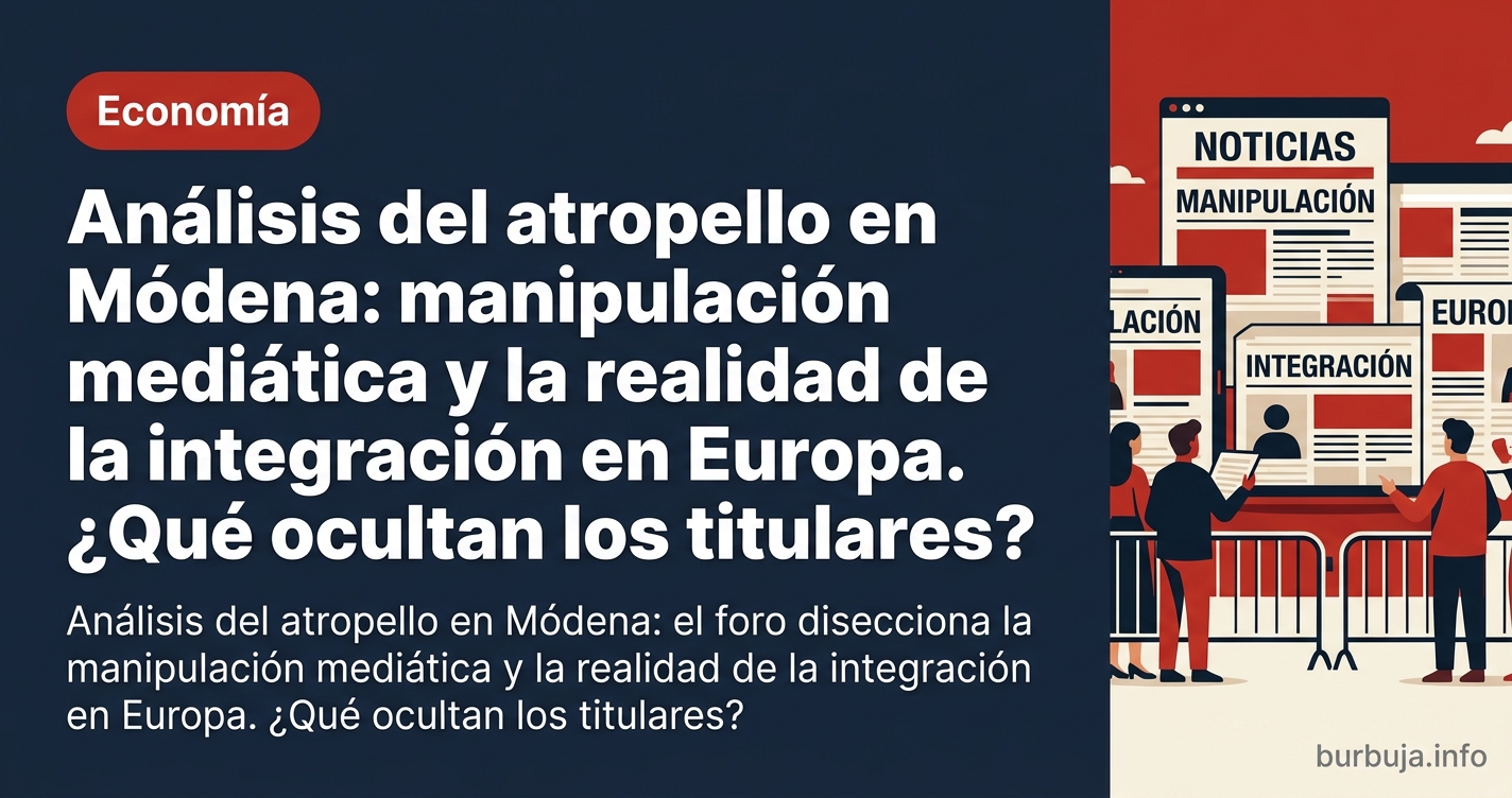 Un italiano de segunda generación atropella a diez personas en Módena. Los medios hablan de problemas mentales mientras la ju
