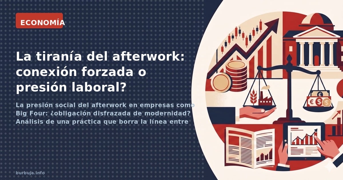 La presión social del afterwork en empresas como Big Four: ¿obligación disfrazada de modernidad? Análisis de una práctica que