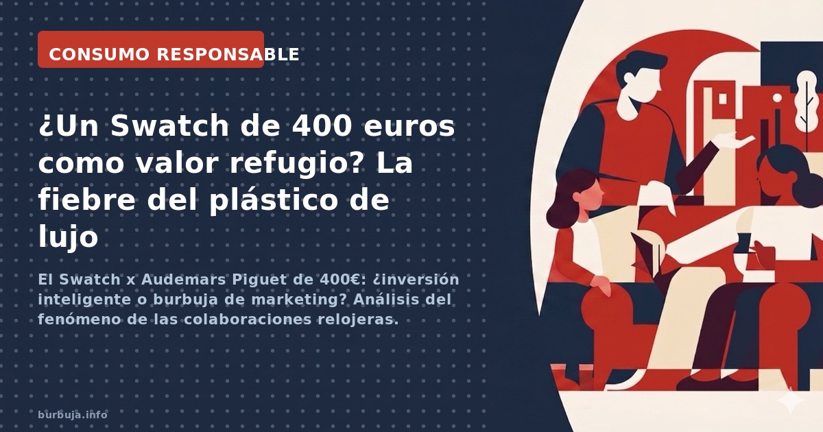 El Swatch x Audemars Piguet de 400€: ¿inversión inteligente o burbuja de marketing? Análisis del fenómeno de las colaboracion