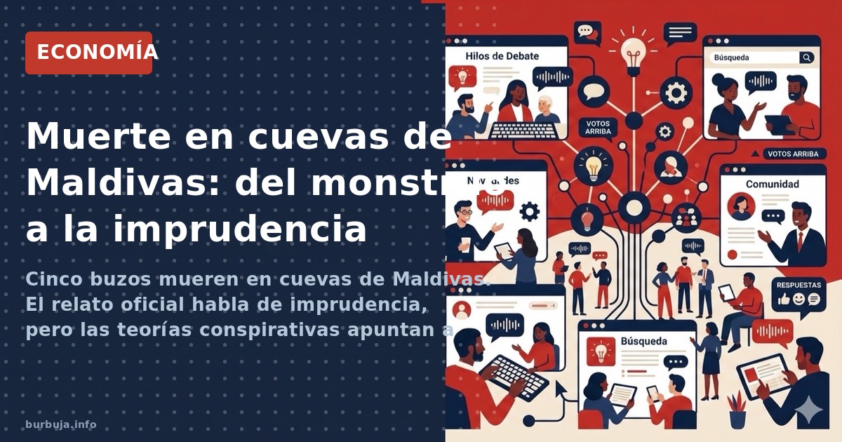 Cinco buzos mueren en cuevas de Maldivas. El relato oficial habla de imprudencia, pero las teorías conspirativas apuntan a mo