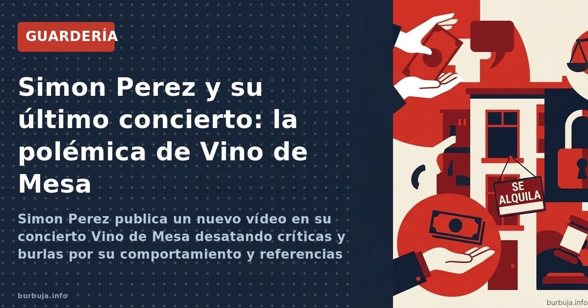 Simon Perez publica un nuevo vídeo en su concierto Vino de Mesa desatando críticas y burlas por su comportamiento y referenci