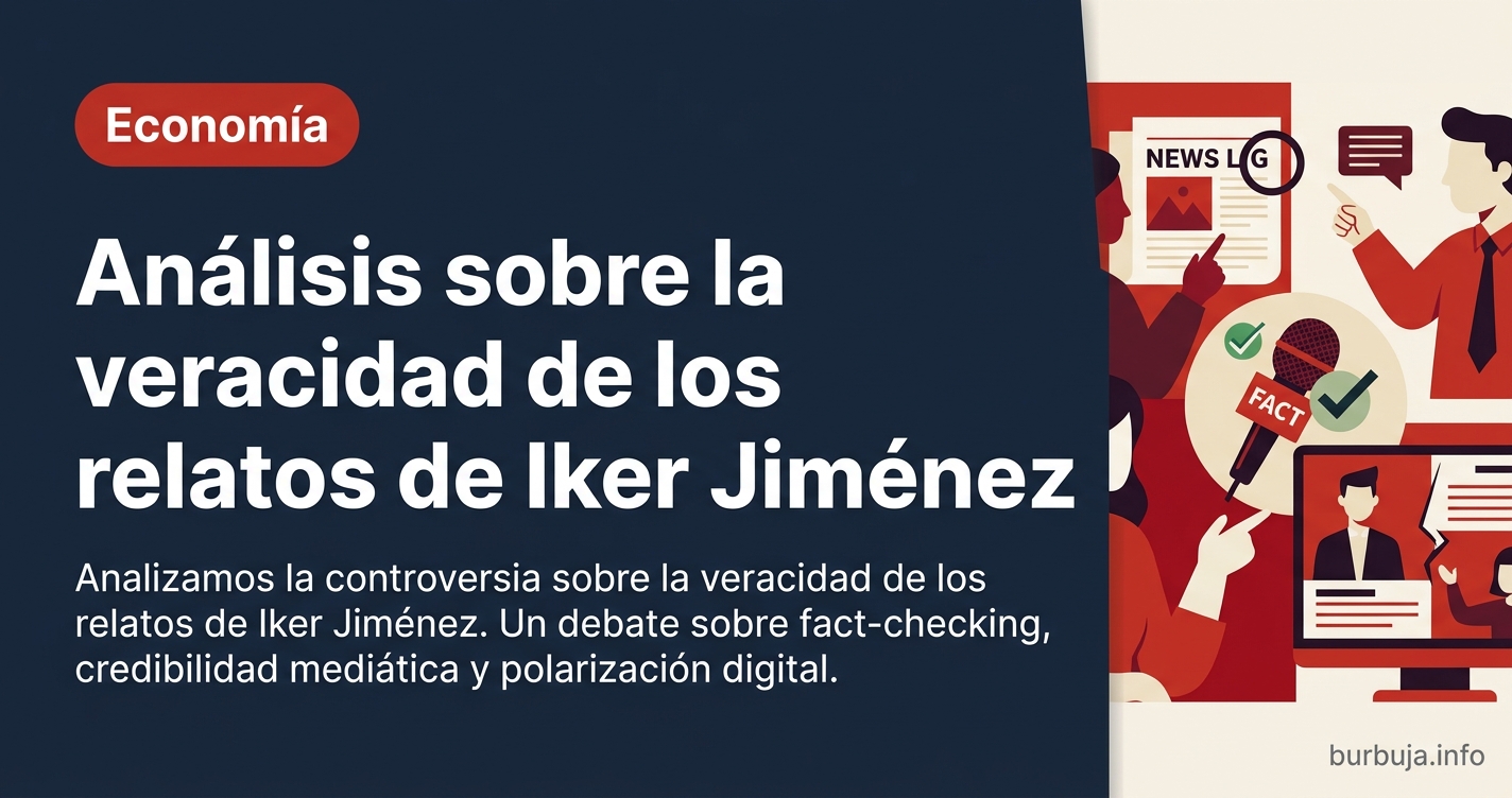 Analizamos la controversia sobre la veracidad de los relatos de Iker Jiménez. Un debate sobre fact-checking, credibilidad med