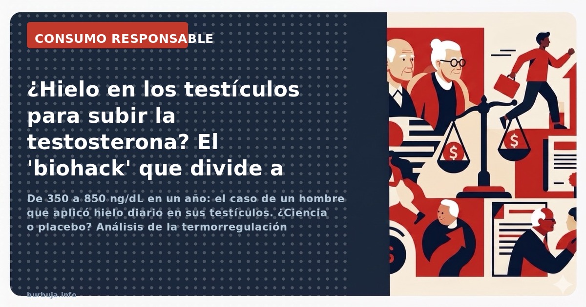 De 350 a 850 ng/dL en un año: el caso de un hombre que aplicó hielo diario en sus testículos. ¿Ciencia o placebo? Análisis de