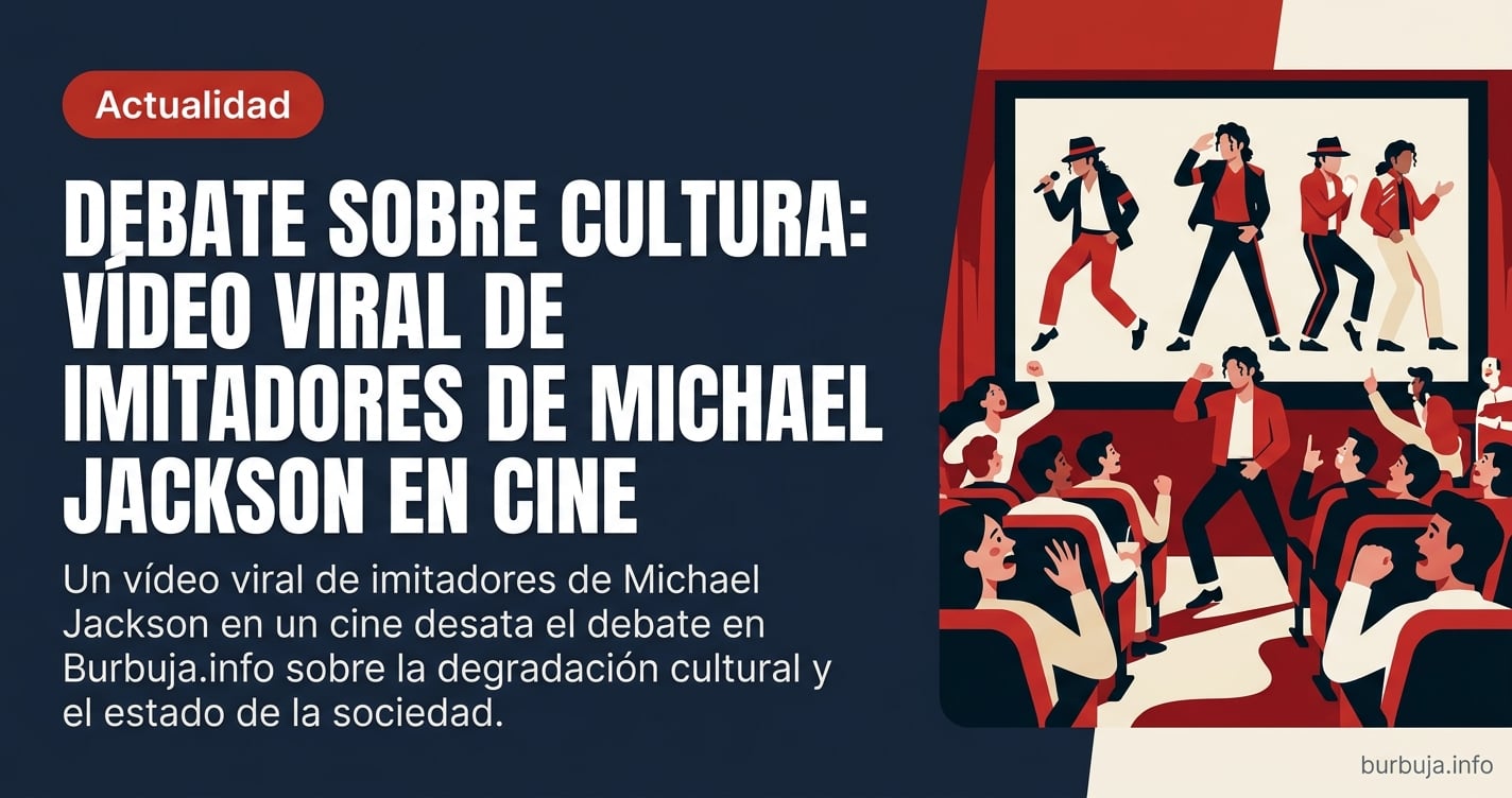 Un vídeo de imitadores de Michael Jackson en un cine desata la polémica en el foro. ¿Invasión del espacio público o simple an