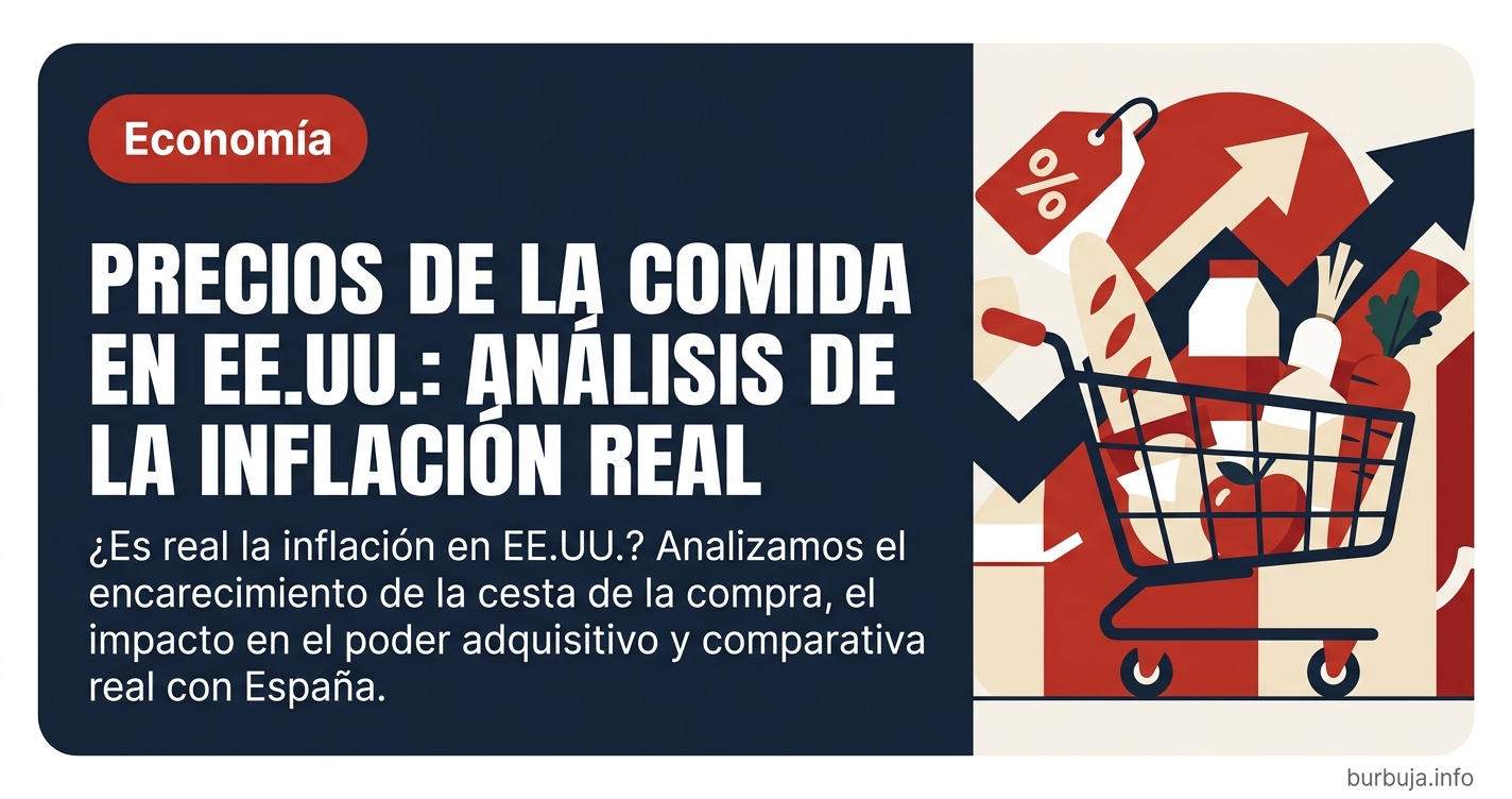 ¿Es real la inflación en EE.UU.? Analizamos el encarecimiento de la cesta de la compra, el impacto en el poder adquisitivo y 