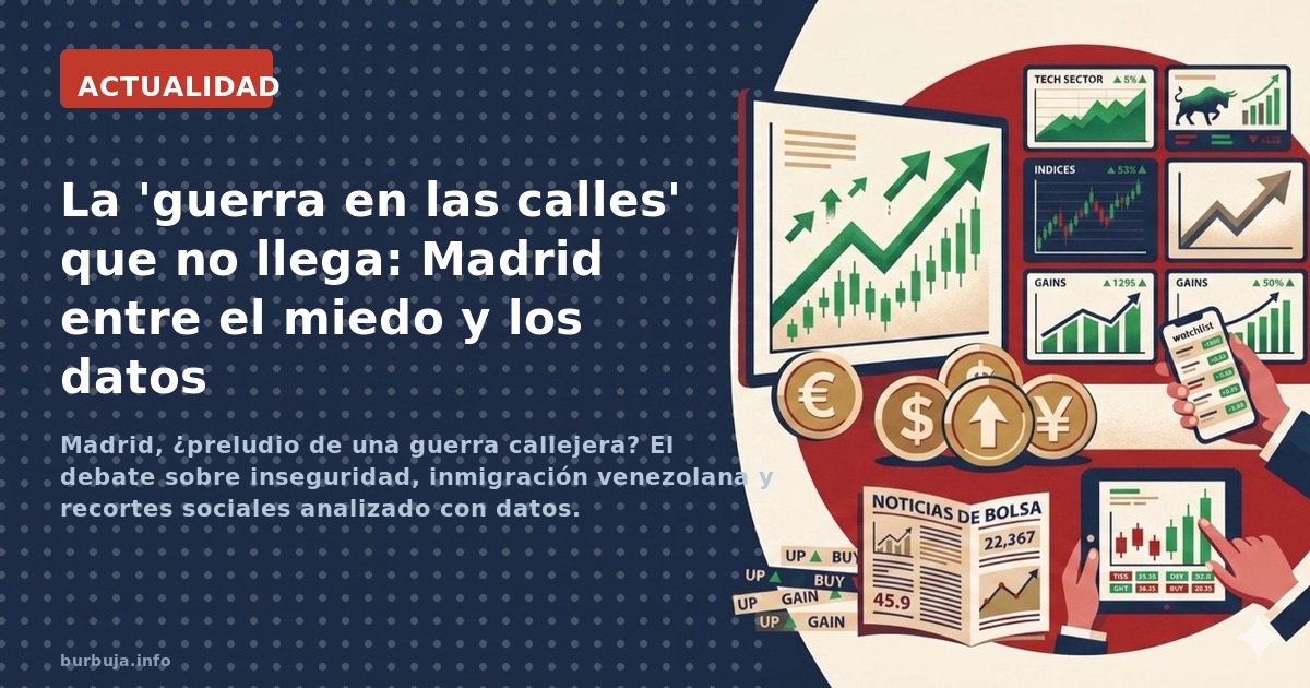 Madrid, ¿preludio de una guerra callejera? El debate sobre inseguridad, inmigración venezolana y recortes sociales analizado 
